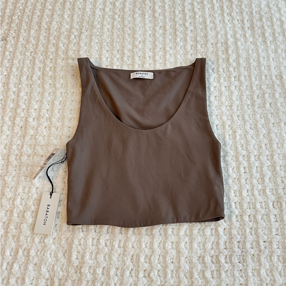 NWT Aritzia Contour Tank in Taupe